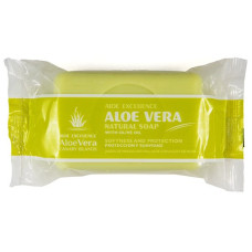 Aloe Excellence - Aloe Vera Glycerine Natural Soap with Olive Oil 100g Folienpackung hergestellt auf Gran Canaria