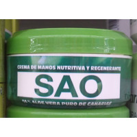 Aloe Vera Premium - Crema de Manos Nutrivita y Regenerante SAO 200ml Dose hergestellt auf Gran Canaria