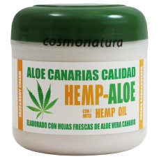 Aloe Canarias Calidad - Hemp-Aloe Hanf-Aloe Vera Körpercreme 300ml Dose hergestellt auf Teneriffa