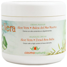 Cosmonatura - Aceite Aloe Vera Crema Masaje 500ml Dose hergestellt auf Teneriffa