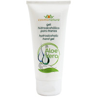 Cosmonatura - Gel Higienizante De Manos Natural 80% Aloe Vera Hände-Desinfektionsgel 100ml Tube hergestellt auf Teneriffa