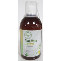 Gran Aloe - Natural Drink Aloe Vera Puro 99% Bio Flasche 500ml hergestellt auf Gran Canaria