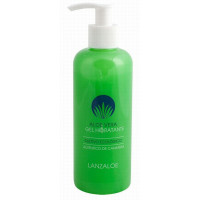 Lanzaloe - Gel Hidratante Aloe Vera After Sun Ecologico Bio Flüssigkeitsgel 250ml Pumpflasche hergestellt auf Lanzarote