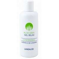 Lanzaloe - Aloe Vera Gel Relax Ecologico Bio Flüssigkeitsgel 100ml Pumpflasche hergestellt auf Lanzarote