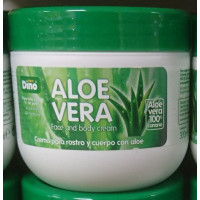 Hiperdino - Aloe Vera Face And Body Cream 100% Aloe Vera Canario Körpercreme 300ml hergestellt auf Gran Canaria 