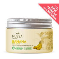 Mussa Canaria - Manteca Crema Body Butter Banana Cacao Karité Ecologico Bio Creme 300ml Dose hergestellt auf Teneriffa
