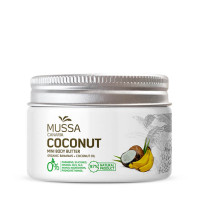 Mussa Canaria - Manteca Crema Mini Body Butter Coconut Ecologico Bio Creme Kokosnuss 70ml Dose hergestellt auf Teneriffa