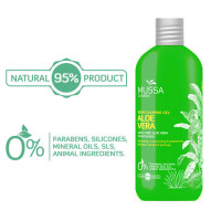 Mussa Canaria - Skin Calming Gel Aloe Vera After Sun Ecologico Bio 300ml Pumpflasche hergestellt auf Teneriffa