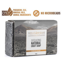 Mussa Canaria - Volcanique Jabon Exfoliating Natural Craft Soap Seife 100g hergestellt auf Teneriffa