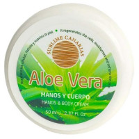 Sublime Canarias - Aloe Vera Manos y Cuerpo Hand- & Körpercreme 50ml Dose hergestellt auf Gran Canaria