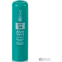 eJove - Lip Balm Aloe Vera SPF 20 Lippenpflegestift Lichtschutzfaktor 20 4g hergestellt auf Gran Canaria