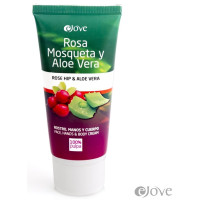 eJove - Rosa Mosqueta y Aloe Vera Rostro Manos y Cuerpo Crema Aloe-Hagebutten-Creme 100ml Tube hergestellt auf Gran Canaria