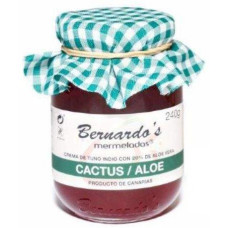 Bernardo's Mermeladas - Cactus Aloe Vera Feigenkonfitüre mit 20% Aloe Vera 65g hergestellt auf Lanzarote