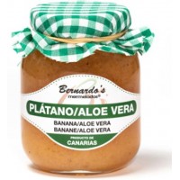 Bernardo's Mermeladas - Platano Aloe Vera Bananenkonfitüre mit 20% Aloe Vera 240g hergestellt auf Lanzarote