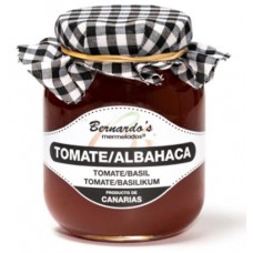 Bernardo's Mermeladas - Crema de Tomate Albahaca Tomaten-Basilikum-Konfitüre 240g hergestellt auf Lanzarote