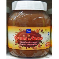 Emicela - Crema de Cacao Schokolade-Haselnusscreme Aufstrich 750g Glas hergestellt auf Gran Canaria