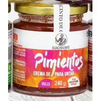 Guachinerfe - Pimientos Dulce Mermelade sin gluten Süße Paprika-Marmelade glutenfrei 240g Glas hergestellt auf Teneriffa
