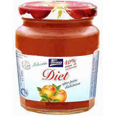 Tirma - Confitura de Melocoton Diet Pfirsich-Marmelade Diät 240g hergestellt auf Gran Canaria