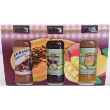 Valsabor - Pack de 3 Mermeladas Bienmesabe, Tuno Indio, Mango Marmeladen-Set 3x70g hergestellt auf Gran Canaria 