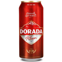 Dorada - Pilsen Cerveza Bier 4,7% Vol. 500ml Dose hergestellt auf Teneriffa