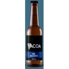 Tacoa - IPA Cerveza Sin Alcohol Craft Beer IBU Bier alkoholfrei Glasflasche 0,5% Vol. 330ml hergestellt auf Teneriffa