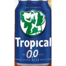 Tropical - 0,0 Cerveza Sin Alcohol alkoholfreies Bier 330ml Dose hergestellt auf Gran Canaria