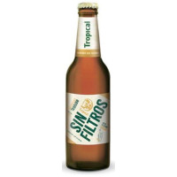 Tropical - Sin Filtros Cerveza Bier ungefiltert 5,4% Vol. 330ml Glasflasche hergestellt auf Gran Canaria