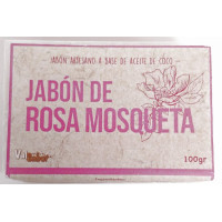 Valsabor - Jabon de Rosa Mosqueta Handseife Hagebutten-Aroma 100g hergestellt auf Gran Canaria 