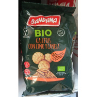 Bandama - Galletas Bio Lino y Canela Eco Vegan Bio-Kekse mit Leinsamen und Zimt 150g auf Gran Canaria