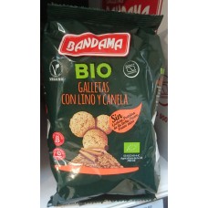 Bandama - Galletas Bio Lino y Canela Eco Vegan Bio-Kekse mit Leinsamen und Zimt 150g auf Gran Canaria