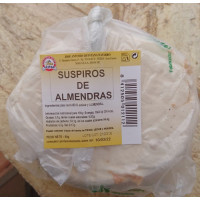Dulceria Nublo - Suspiros de Almendras Bolsa ein Stück 80g Tüte hergestellt auf Gran Canaria