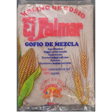 El Palmar - Gofio de Mezcla Trigo y Millo Weizen- & Mais-Mehl geröstet 1kg hergestellt auf Teneriffa