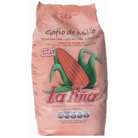 Gofio La Piña - Gofio de Millo Tueste Fuerte geröstetes Maismehl 1kg hergestellt auf Gran Canaria