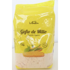 Gofio Miraflor - Gofio de Millo Tueste ligero Maismehl geröstet 1kg hergestellt auf Gran Canaria