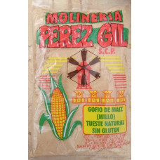 Molineria Perez Gil - Gofio de Maiz (Millo) tueste natural sin gluten geröstetes Maismehl glutenfrei 1kg hergestellt auf Gran Canaria