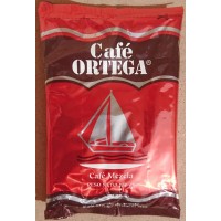 Cafe Ortega - Cafe Molido Mezcla de Tueste Natural 50% y Torrefacto 50% Röstkaffee gemahlen 250g hergestellt auf Gran Canaria