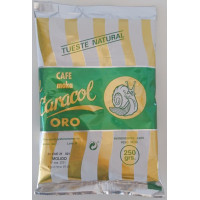 Caracol - Café Moka el Caracol Oro Tueste Natural Molido Kaffee gemahlen 250g Tüte hergestellt auf Teneriffa