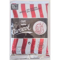 Caracol - Café Moka el Caracol Mezcla 50% natural & 50% torrefacto Kaffee gemahlen 250g Tüte hergestellt auf Teneriffa