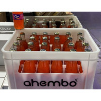 Clipper - Fresa Erdbeer-Limonade 24x 250ml Gastro-Glasflasche im Kasten inkl. Pfand hergestellt auf Gran Canaria