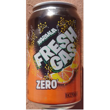 Fresh Gas - Naranja Zero Lemonada Orangen-Limonade zuckerfrei 330ml Dose hergestellt auf Gran Canaria