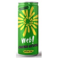 Web! - Energia Natural Manzana-Kiwi Guarana Ginseng Energy Drink 250ml Dose hergestellt auf Gran Canaria
