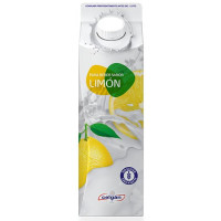 Celgan - Leche Batida Sabor Limon Zitronenmilch 1l Tetrapack hergestellt auf Teneriffa