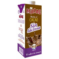 Millac - Leche sin Lactosa Batida al Cacao Schokomilch 1l Tetrapack hergestellt auf Gran Canaria