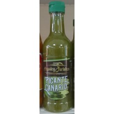Argodey Fortaleza - Salsa Picante Canario Verde 200ml Flasche hergestellt auf Teneriffa