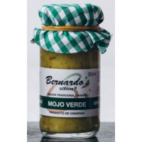 Bernardo's Mermeladas - Mojo Canario Verde grüne milde Mojosauce 90ml hergestellt auf Lanzarote