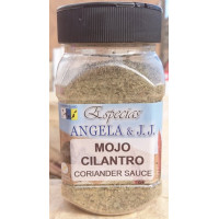 Especias Angela & J.J. - Mojo Cilantro Koriander Gewürz getrocknet Pulver 180g PET-Glas hergestellt auf Teneriffa