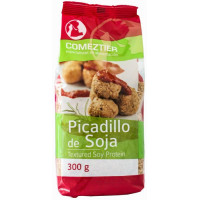 Comeztier - Picadillo de Soja Textured Soy Protein Sojaschrot 300g Tüte hergestellt auf Teneriffa