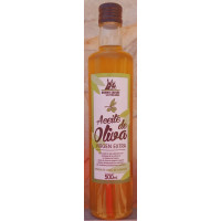 Finca Burro Safari Las Tirajanas - Aceite de Oliva Virgen Extra Olivenöl 500ml Glasflasche hergestellt auf Gran Canaria