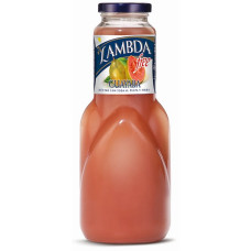 Lambda - Free Guayaba Guaven-Saft ohne Zucker 1l Glasflasche hergestellt auf Gran Canaria