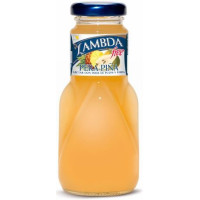 Lambda - Free Pera Pina Birne-Ananas-Saft zuckerfrei 1l Glasflasche hergestellt auf Gran Canaria